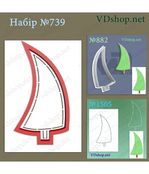 Набір №739 "Ялинка трикутна покоса"