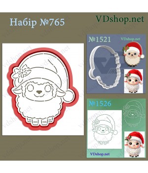 Набір №765 "Баранчик в новорічній шапці" Набір №765 "Баранчик в новорічній шапці"