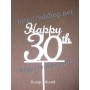 Топер №151 "Happy 30th"