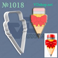 Вирубка №1018 "Олівець із бантом"