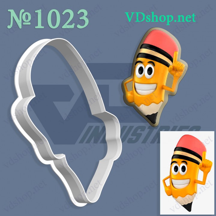 Вирубка №1023 "Олівець із ручками"