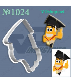 Вирубка №1024 "Олівець із медаллю"