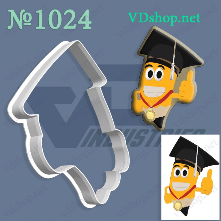 Вирубка №1024 "Олівець із медаллю"