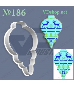 Вирубка №186 "Новорічна іграшка"