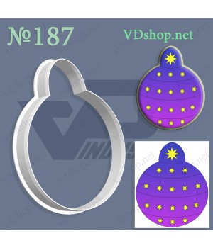 Вирубка №187 "Новорічна іграшка"