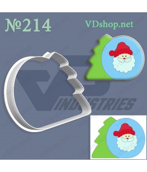 Вирубка №214 "Ялинка з кулькою"