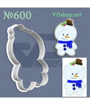 Вирубка №600 "Сніговик велика голова"