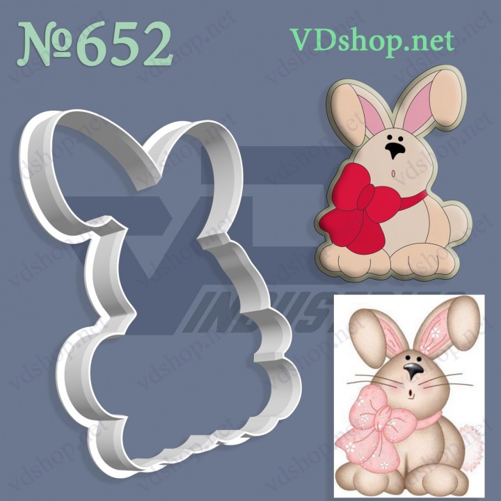 Вирубка №652 "Заєць з бантом"