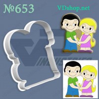 Вирубка №653 "Love is - тримаються за руки"