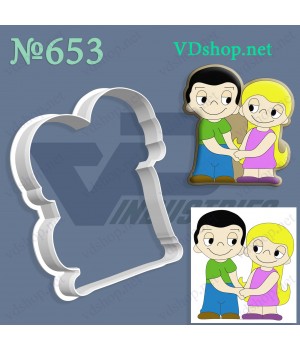 Вирубка №653 "Love is - тримаються за руки"