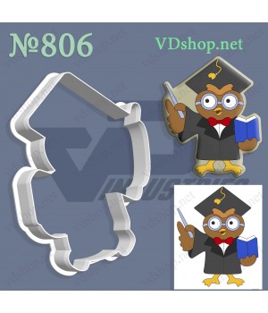 Вирубка №806 "Сова вчитель"