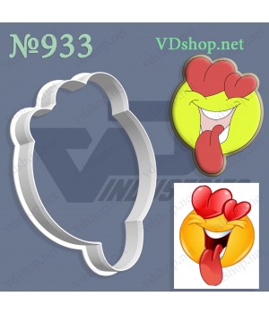 Вирубка №933 "Закоханий смайлик"