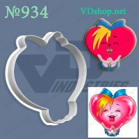 Вирубка №934 "Серце в туфельках"